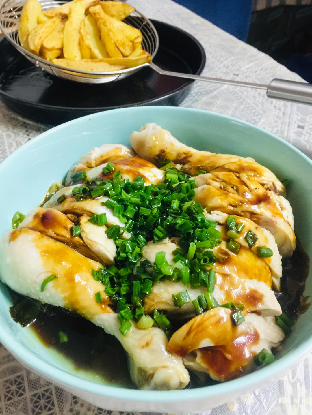 上海葱油鸡&原味葱油鸡&口水鸡