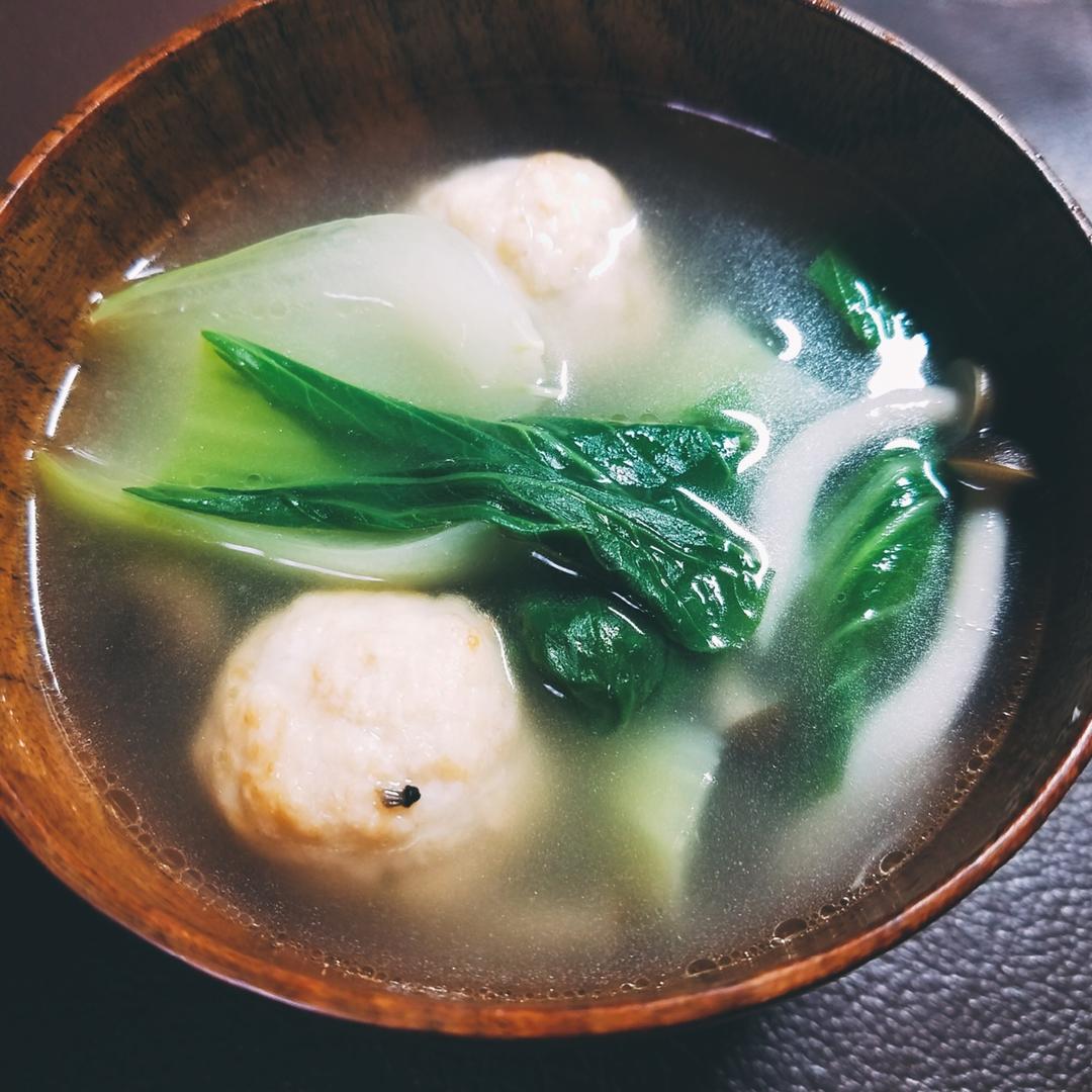 鱼丸菠菜汤