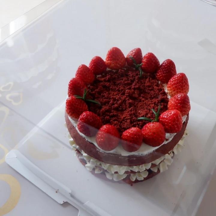曼食慢语丨车厘子红丝绒蛋糕