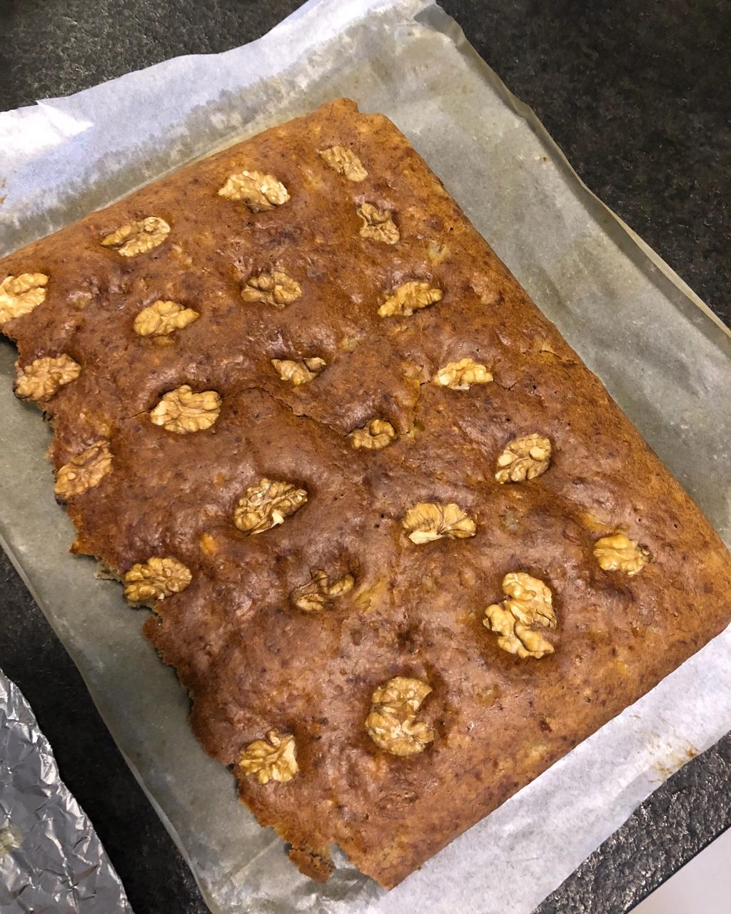 香蕉核桃蛋糕（低油少糖健康版）