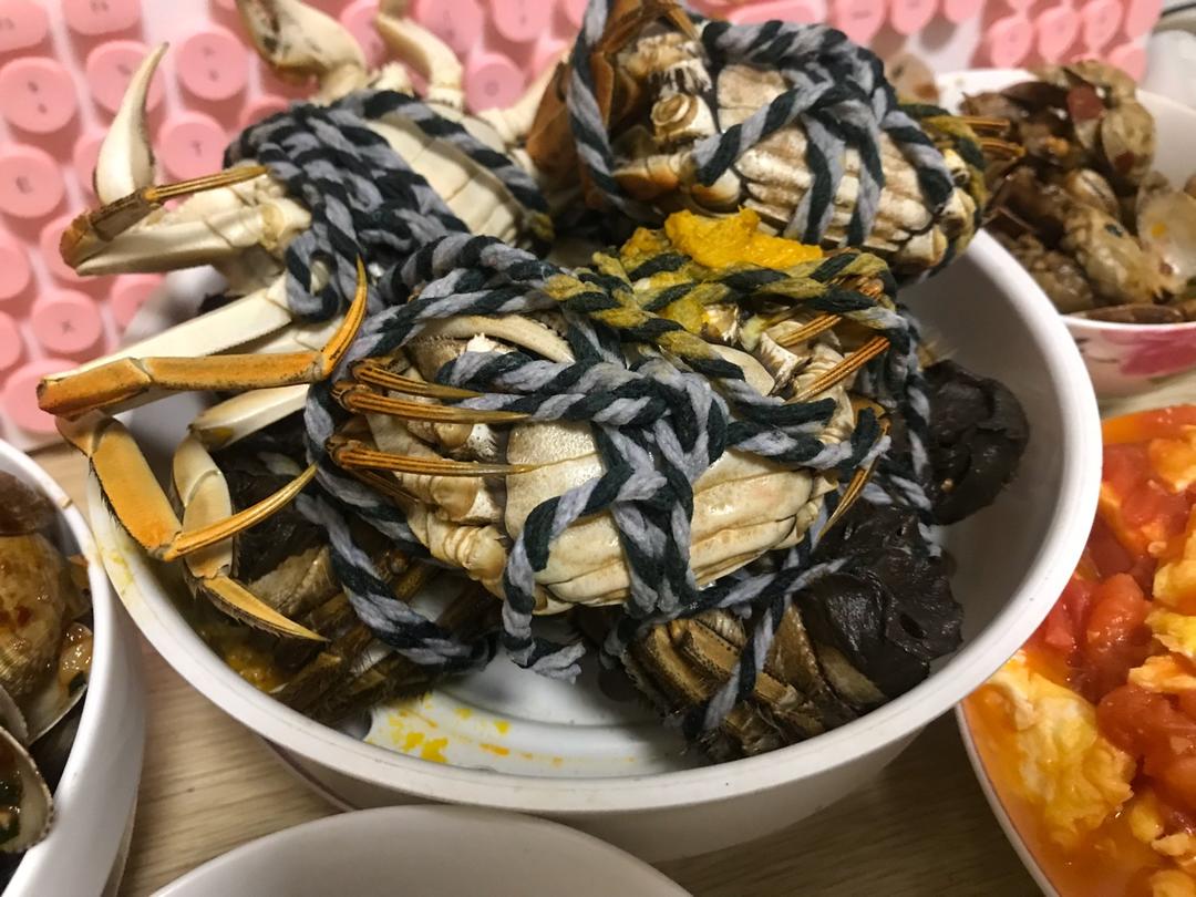 清蒸大闸蟹