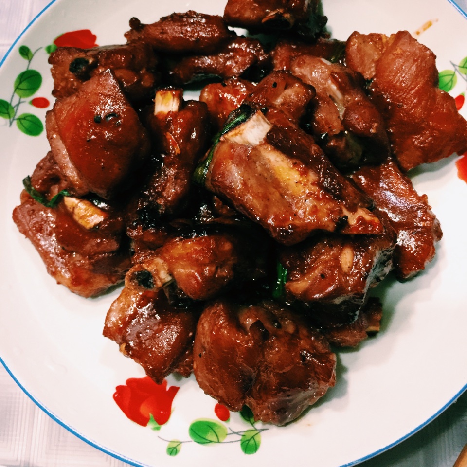 蜜汁烤肋排