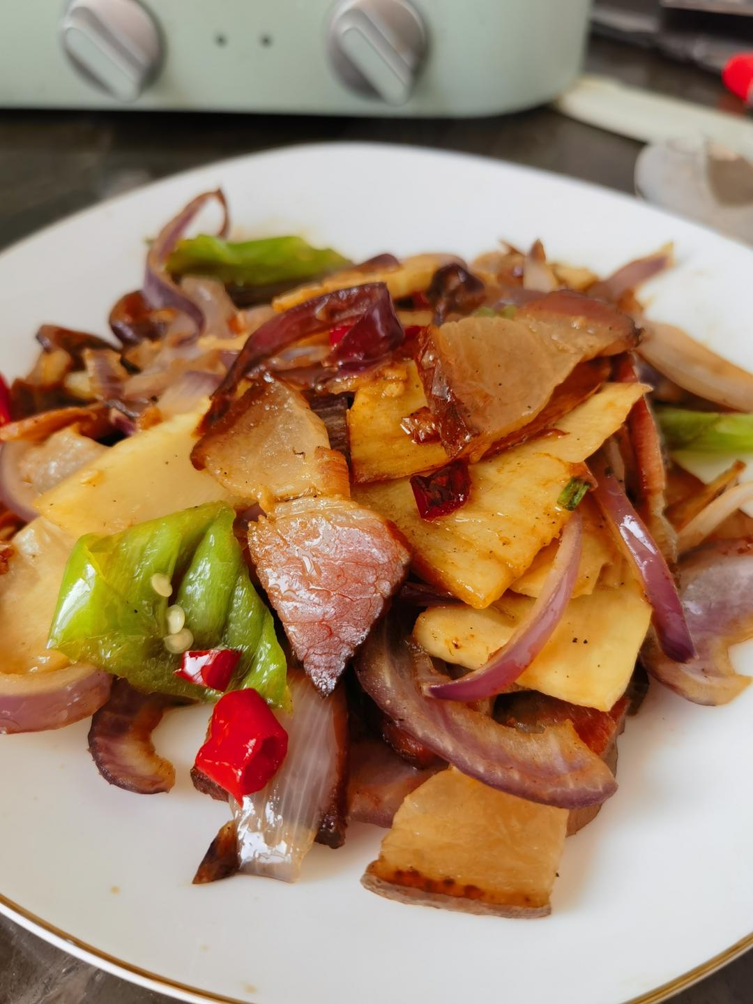 冬笋炒腊肉
