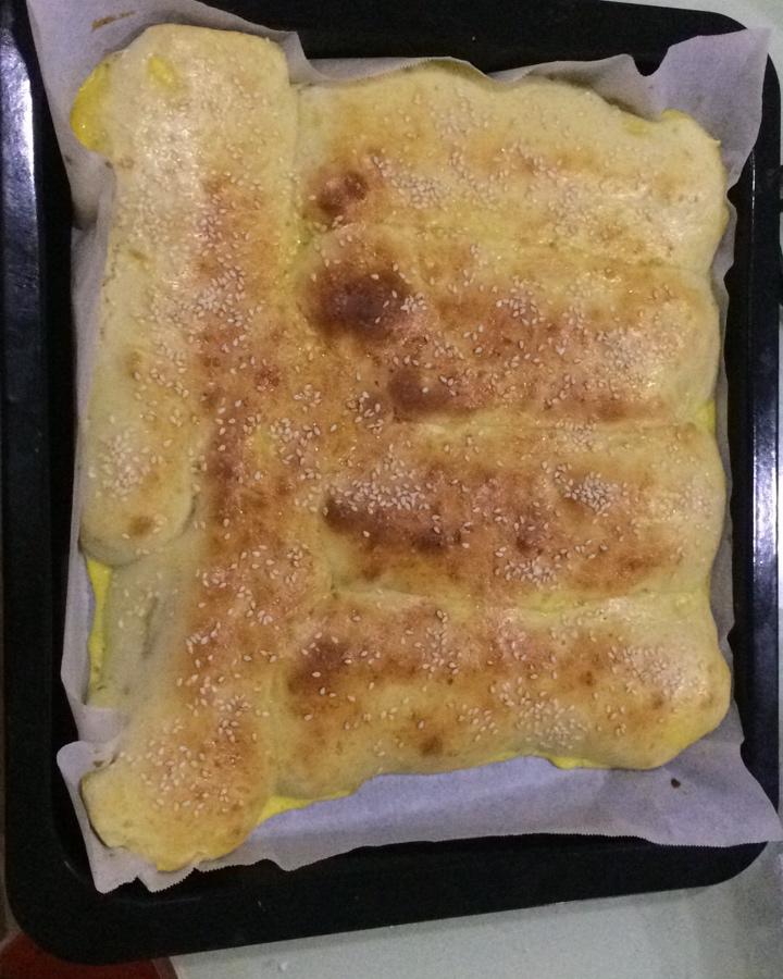 火腿肠早餐面包（一次发酵法）