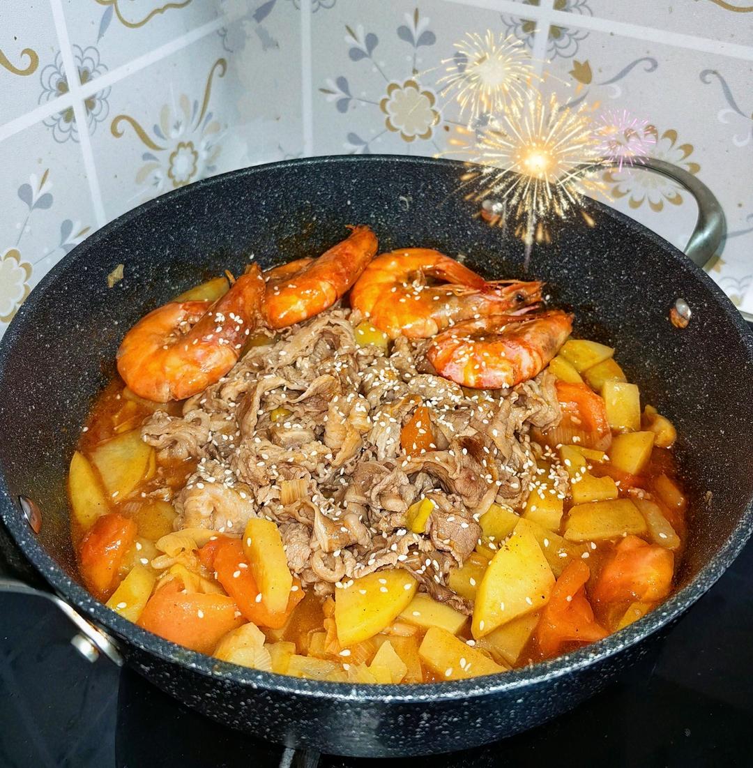 好吃到舔碗底的土豆肥牛拌饭