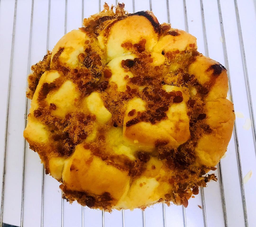 肉松手撕面包—超软会爆浆的面包哟