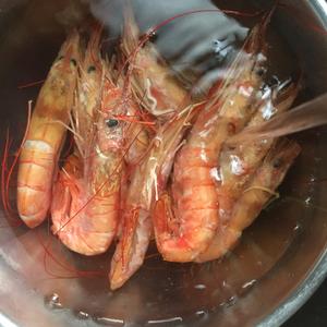 超简单又好吃的海盐烤阿根廷红虾～的做法 步骤2