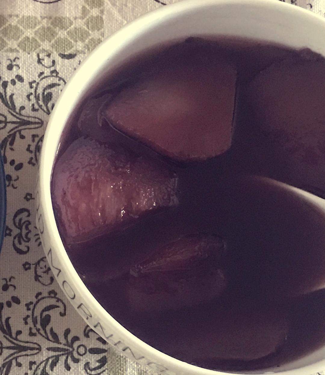 法式红酒炖桃子