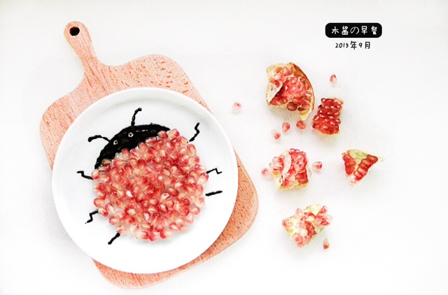 创意早餐龙猫吐司