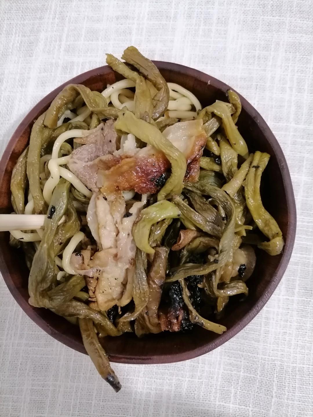 地道老北京扁豆焖面 豆角焖面 太好吃小心吃撑哦