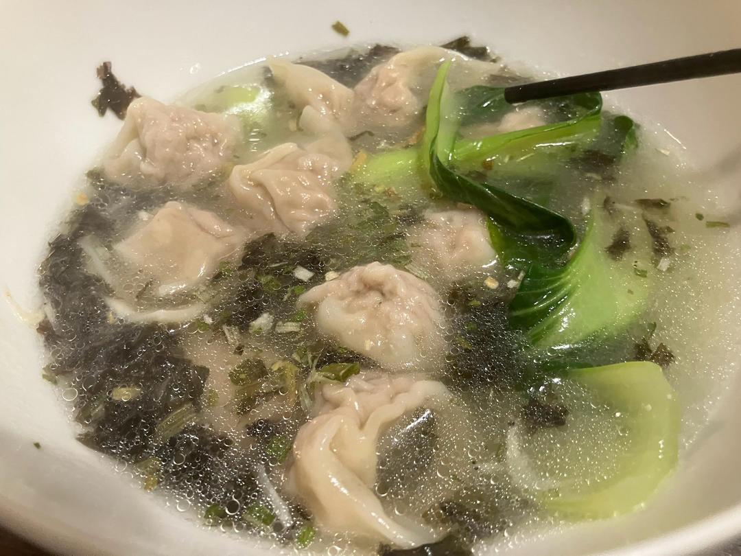 肉不柴的馄饨馅