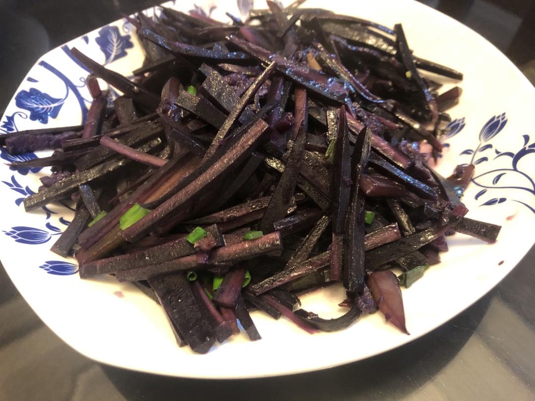 炒紫胡萝卜