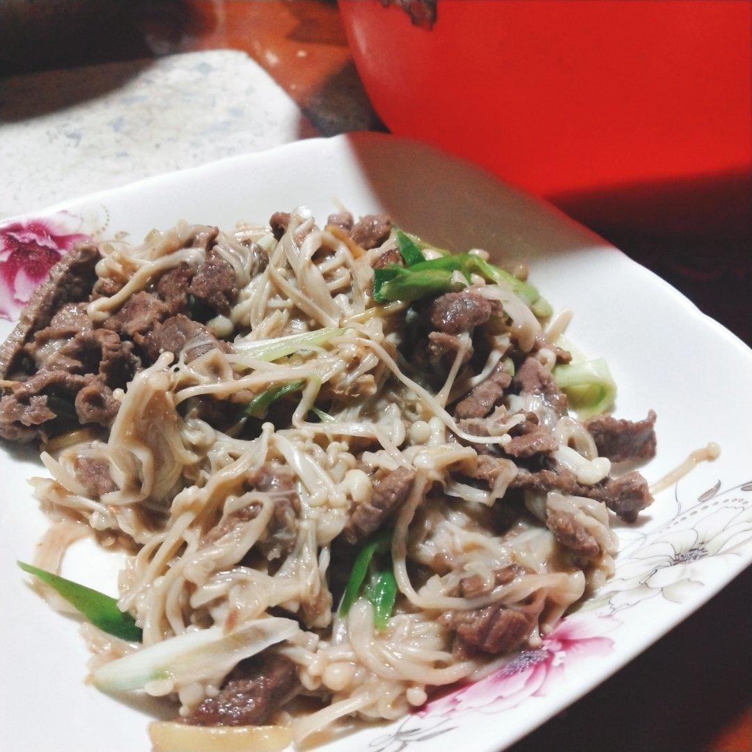 牛肉金针菇