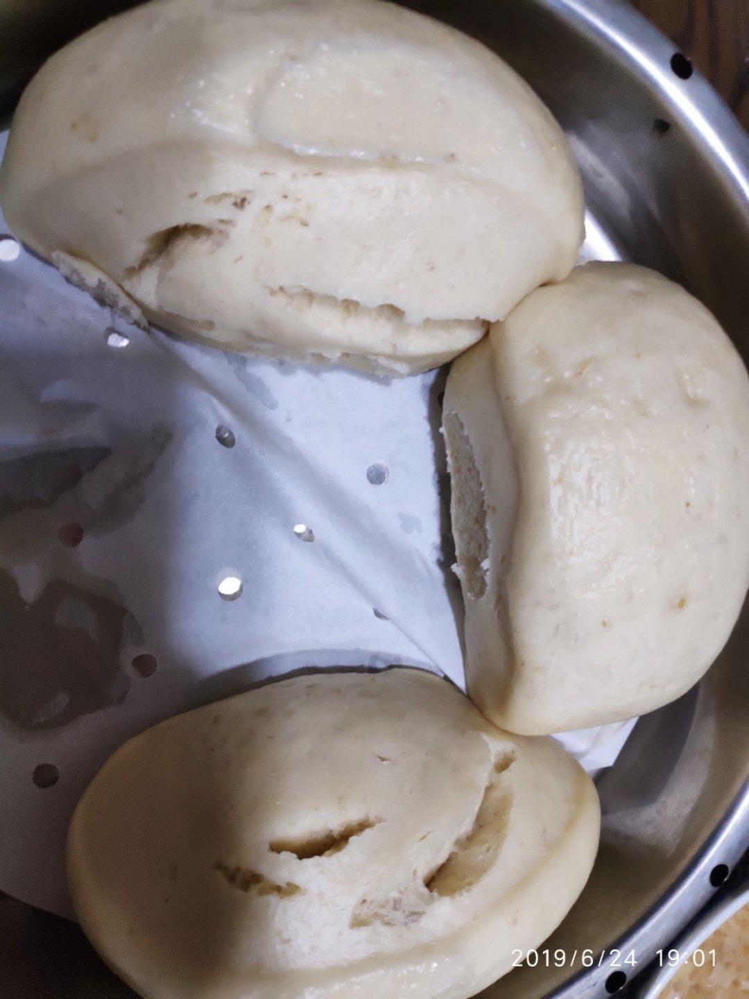 纯手工奶香馒头【无泡打粉，无添加】