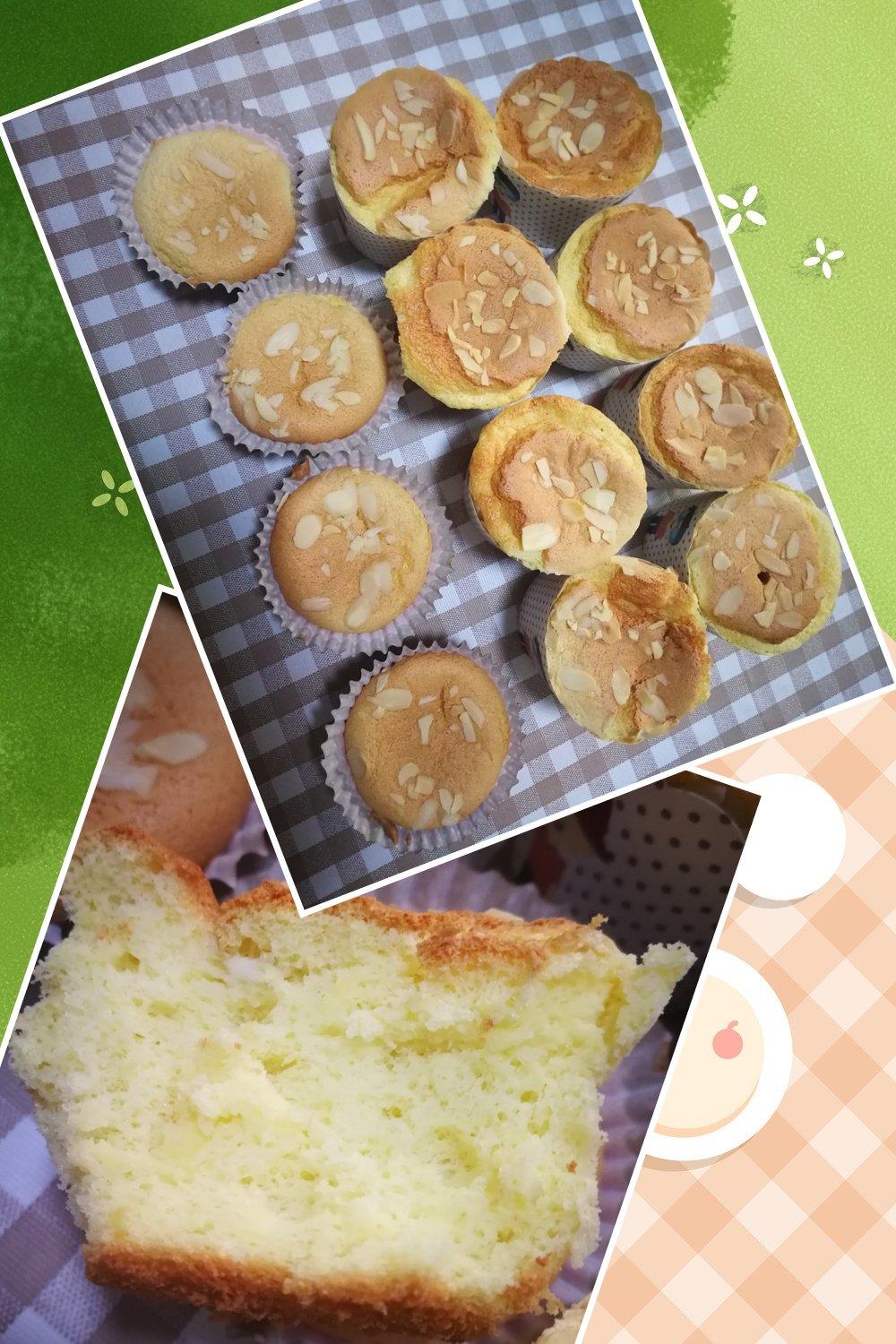 蔓越莓纸杯戚风小蛋糕