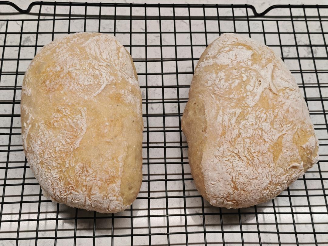 家庭版免揉～恰巴塔🥖｜一次成功超好吃