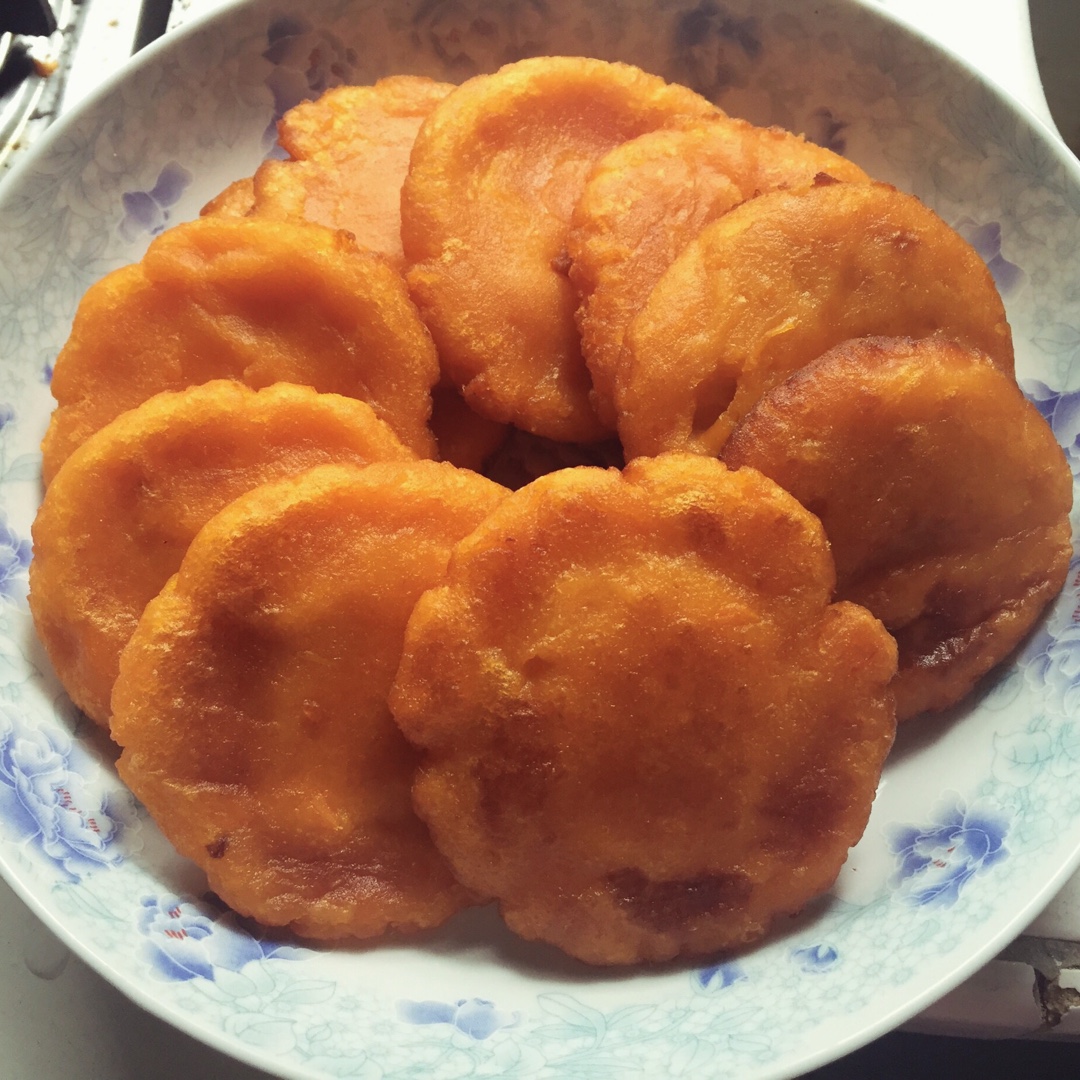 vvl做的糯米红薯饼