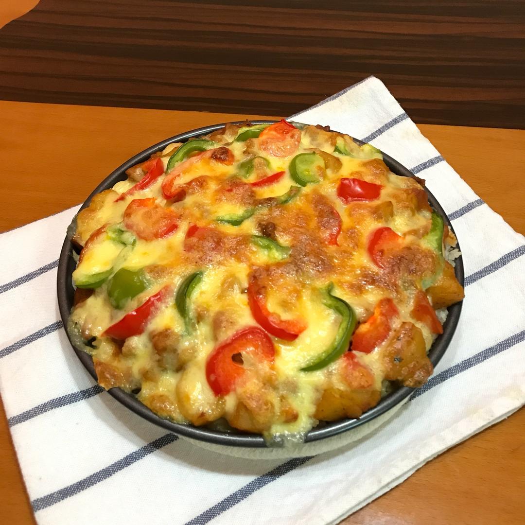 番茄鸡肉浓情焗饭【两人份】