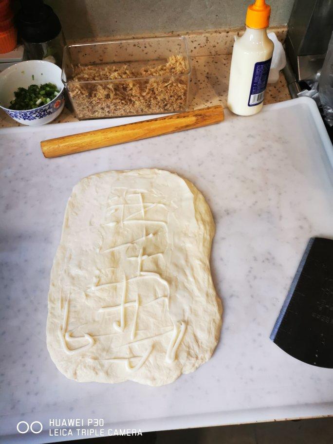 肉松香葱吐司（四种整形手法）