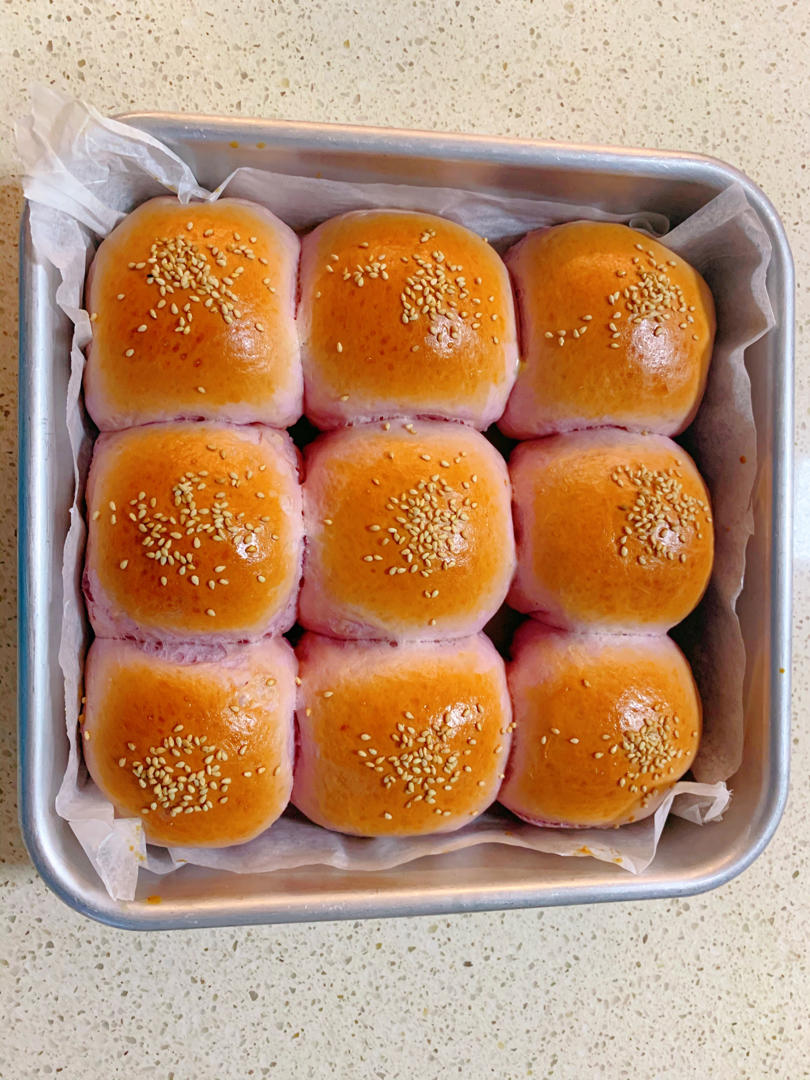 紫薯奥利奥炼乳手撕面包