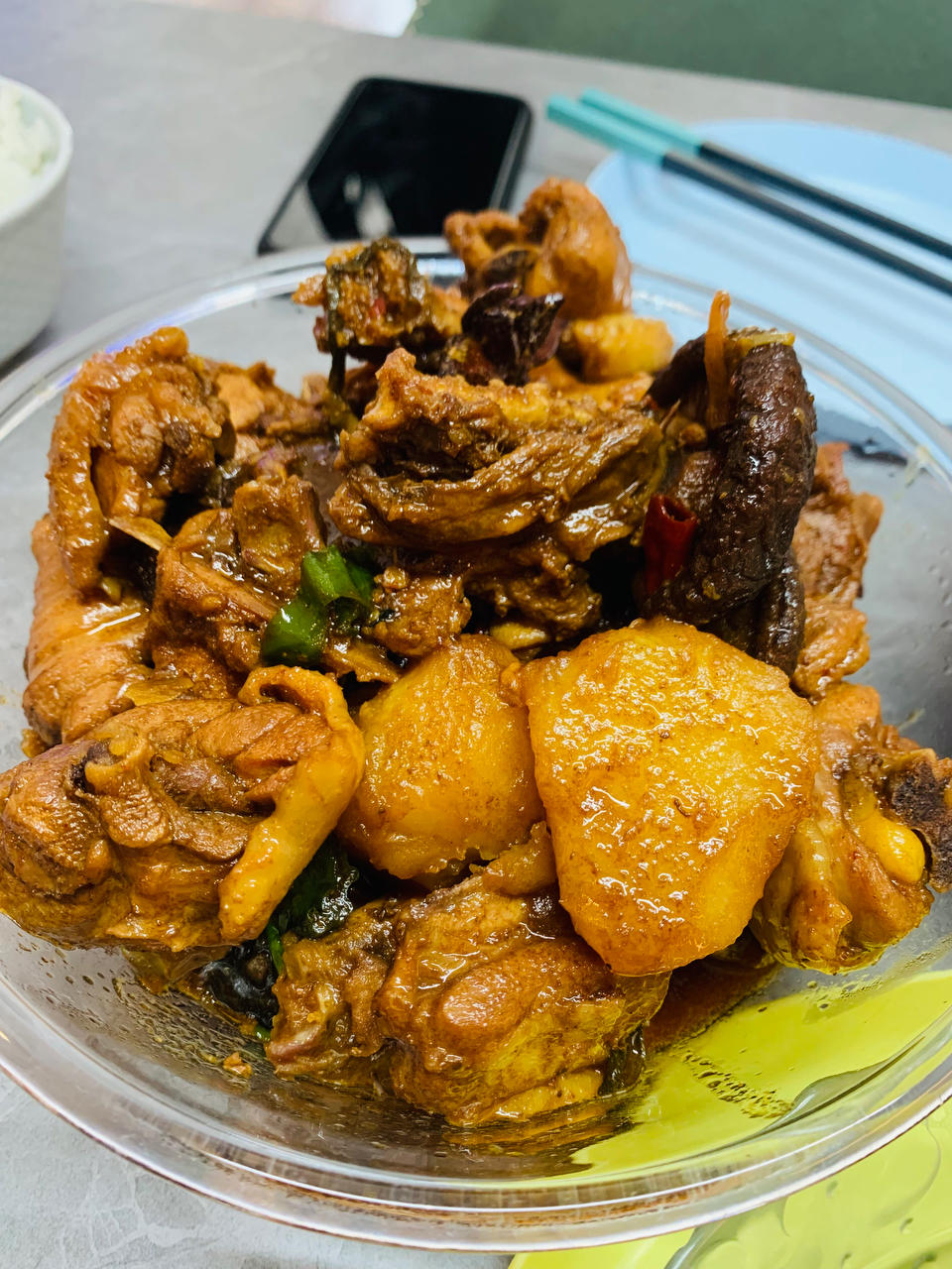 超级好下饭的香菇土豆烧小公鸡