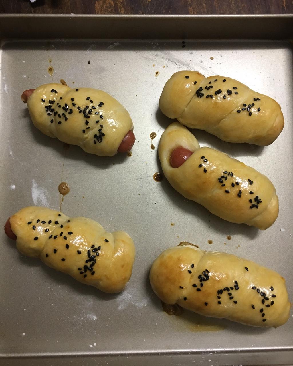 热狗面包卷