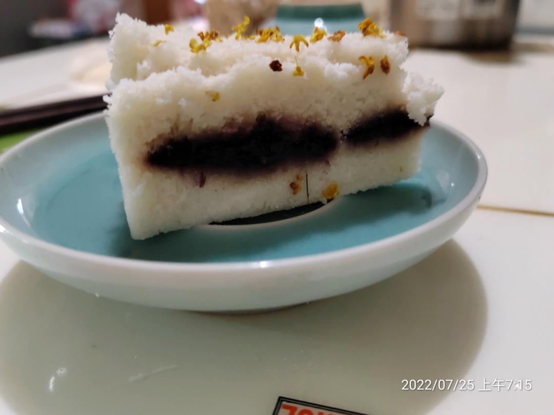好吃又不粘牙的桂花米糕