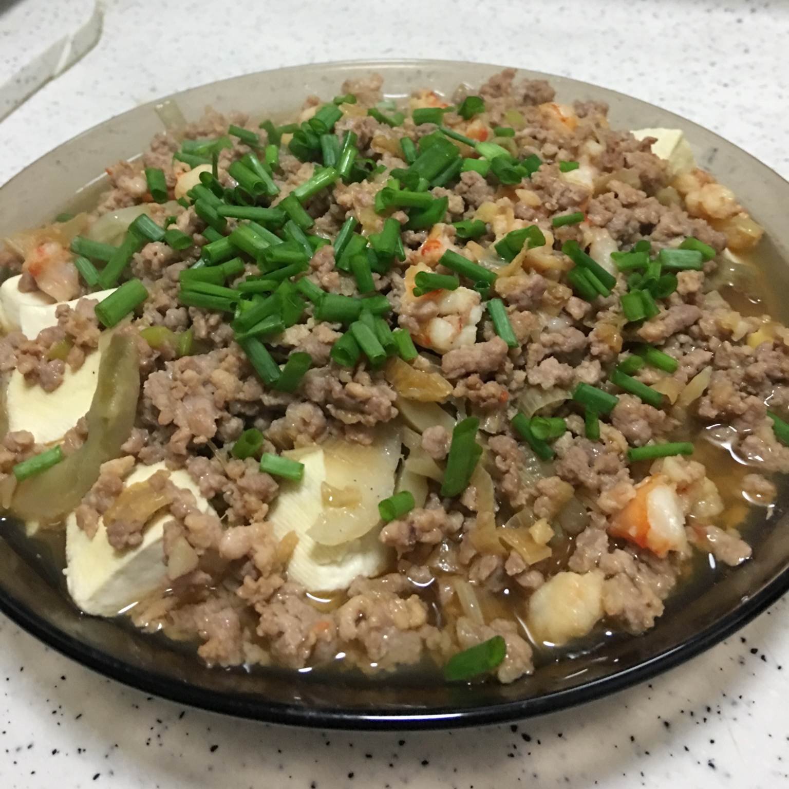 肉末蒸豆腐
