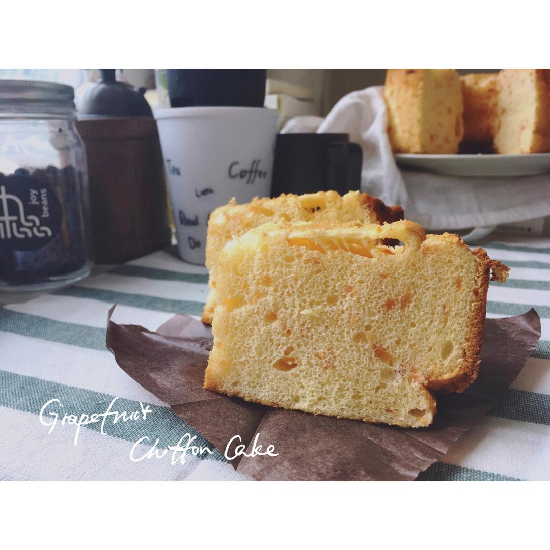 红西柚戚风蛋糕