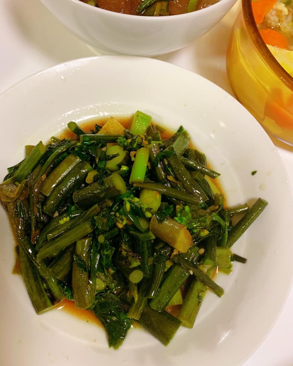 ritalica做的【炝炒红菜苔】菜梗炒得比肉还鲜