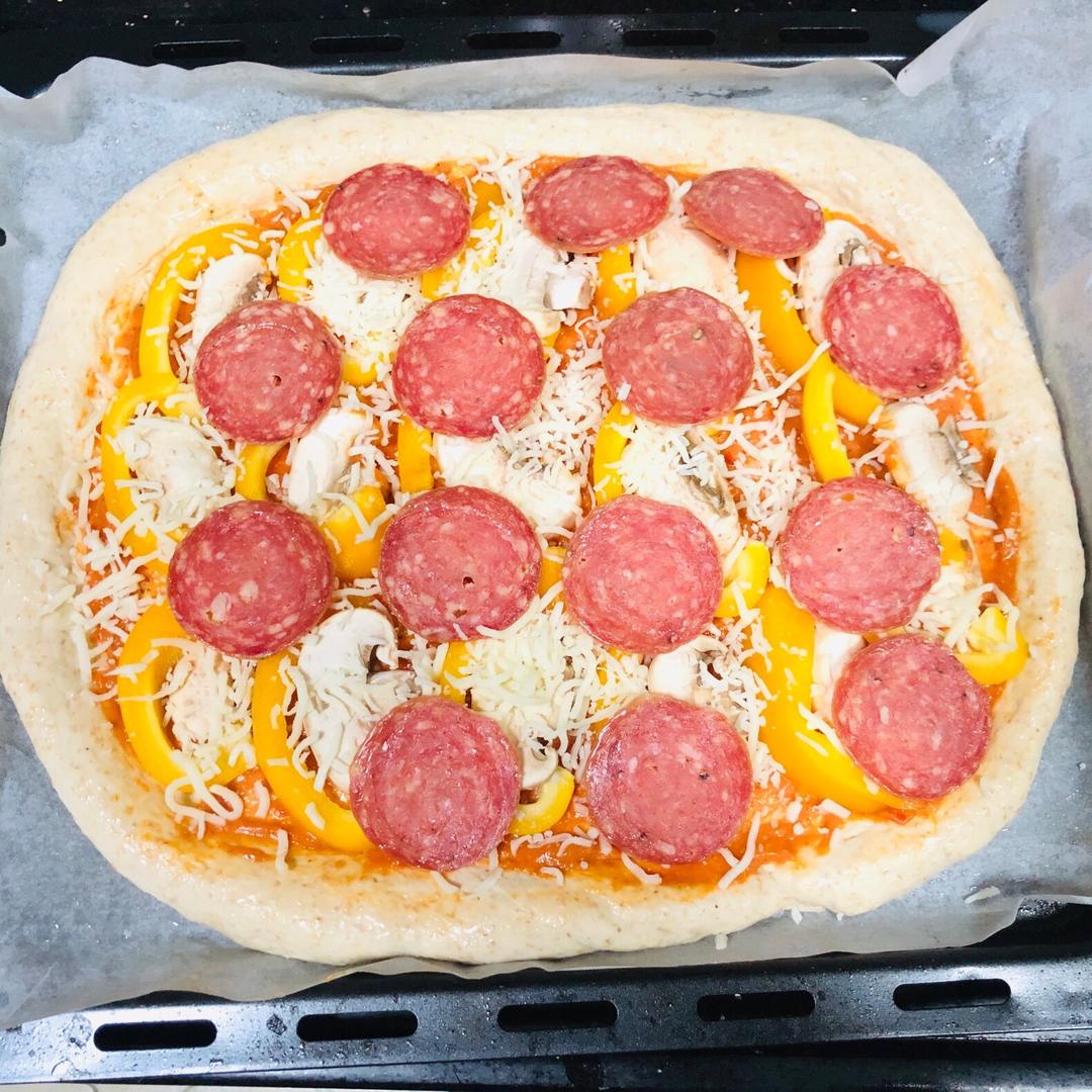 萨拉米香肠披萨（不升血糖）