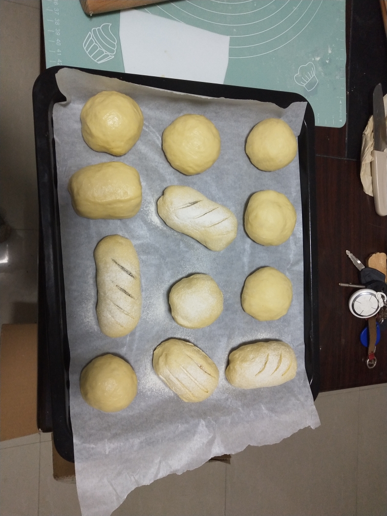 绿豆中种小面包的做法 步骤1