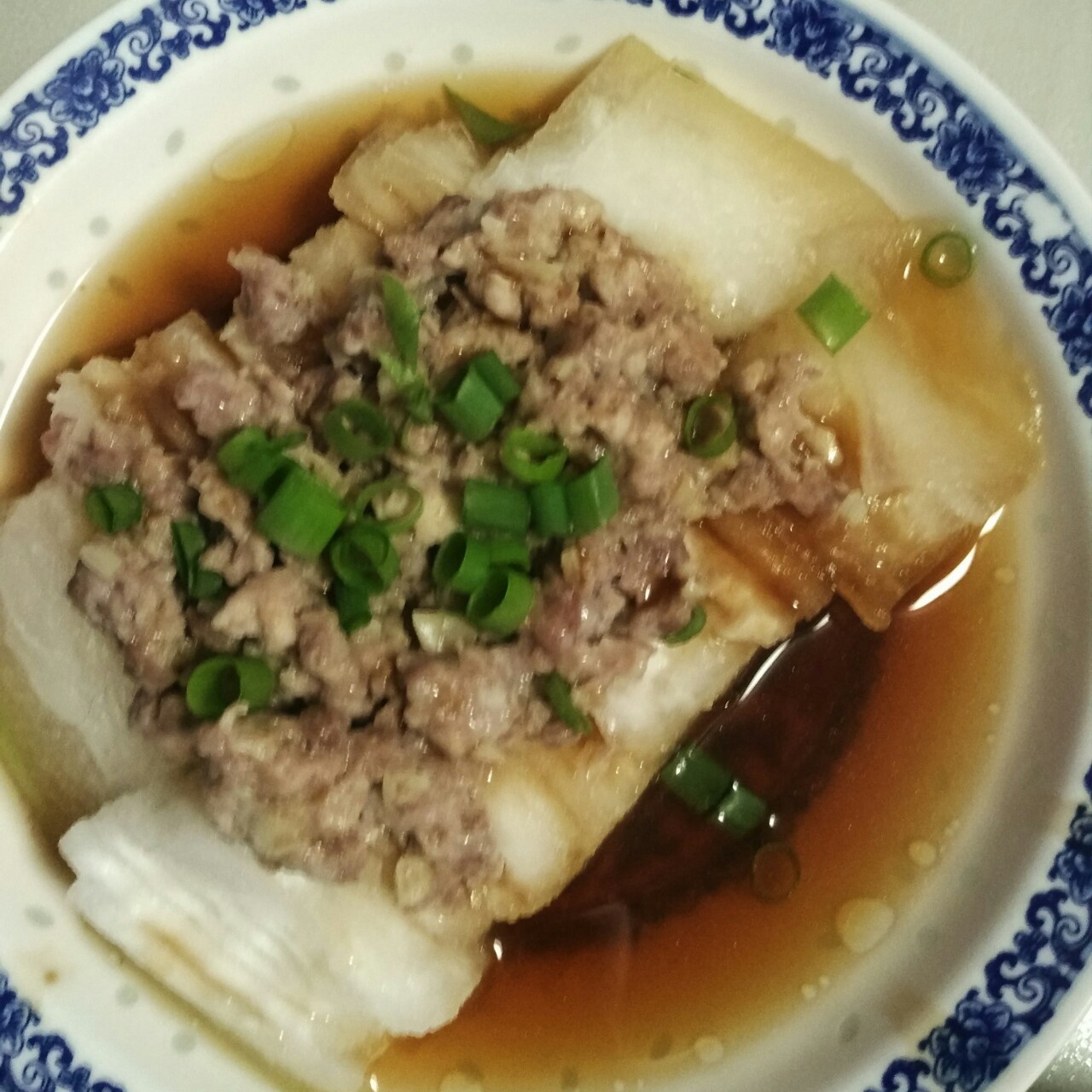 肉末蒸冬瓜
