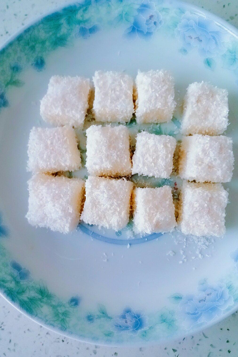 沐沐沛沛做的椰丝奶冻