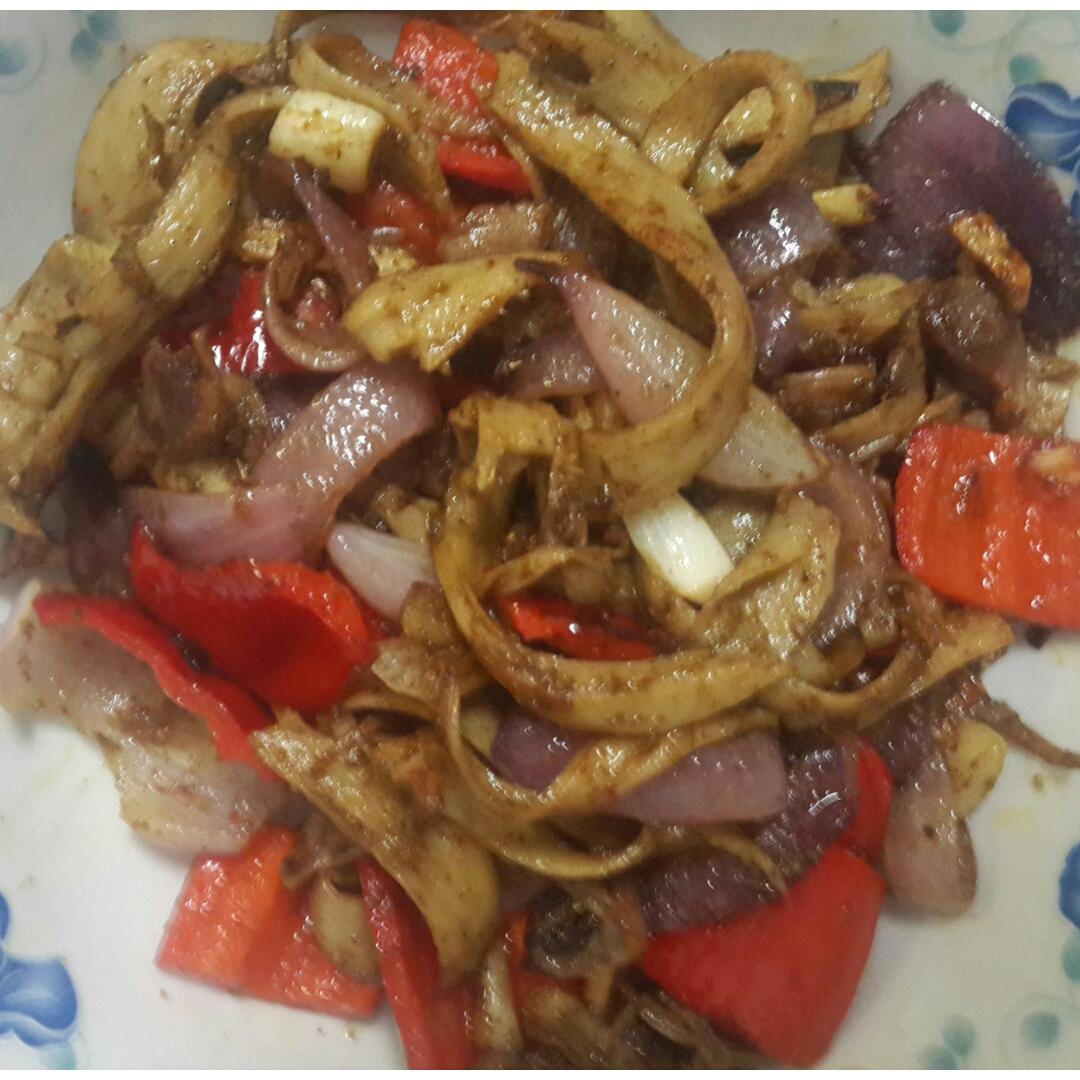 孜然面筋 好吃的！