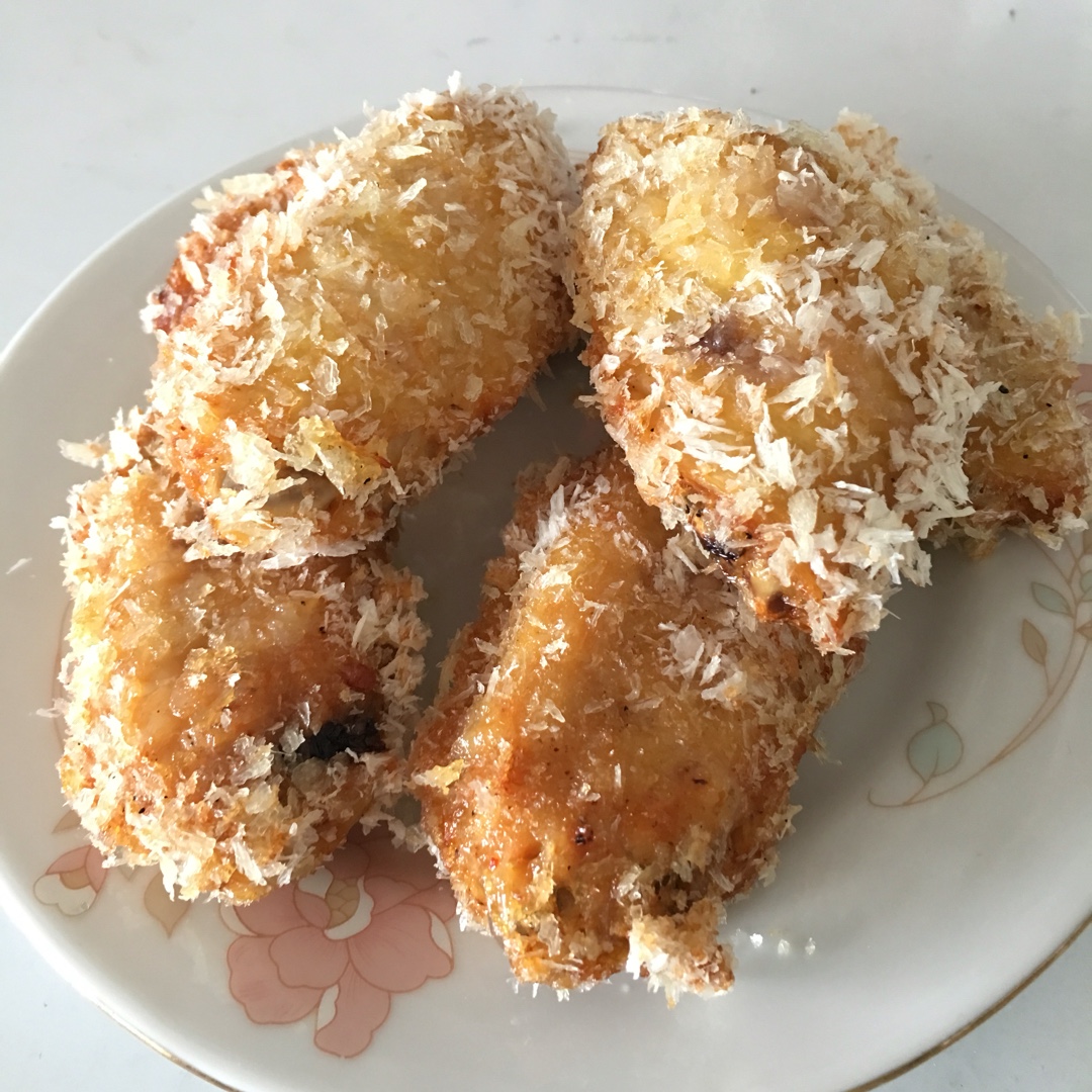 阳春三月duhv做的无油无烟微波炉版炸鸡翅无难度懒人超快手菜