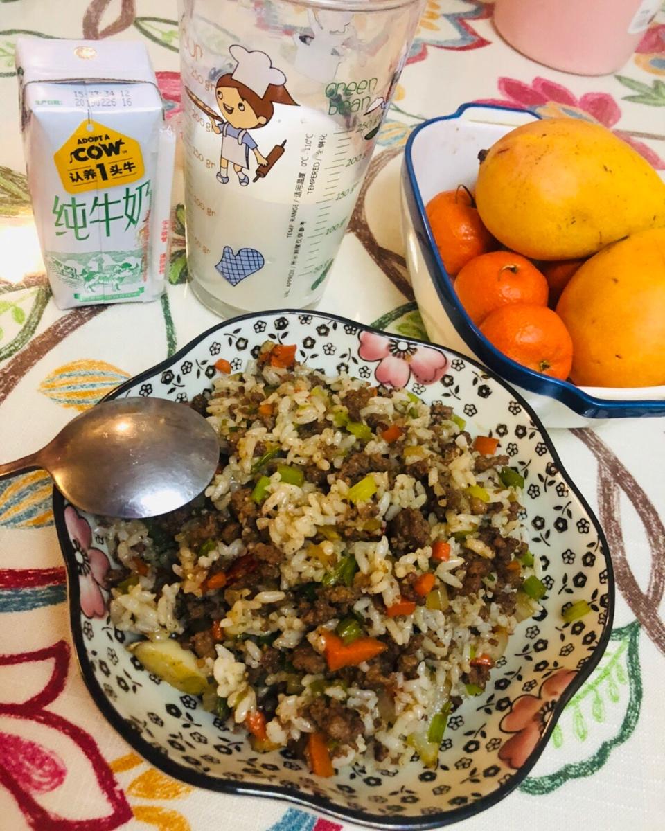 彩蔬牛肉糜