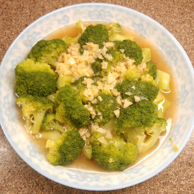 蚝油蒜蓉西兰花