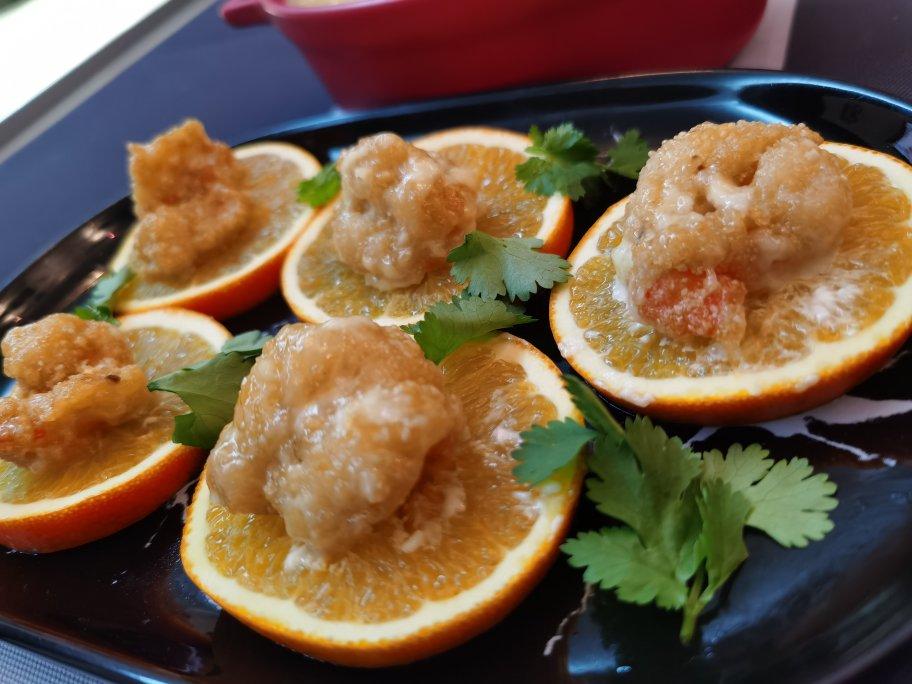 欢喜做年菜：鲜橙腰果沙拉酥虾