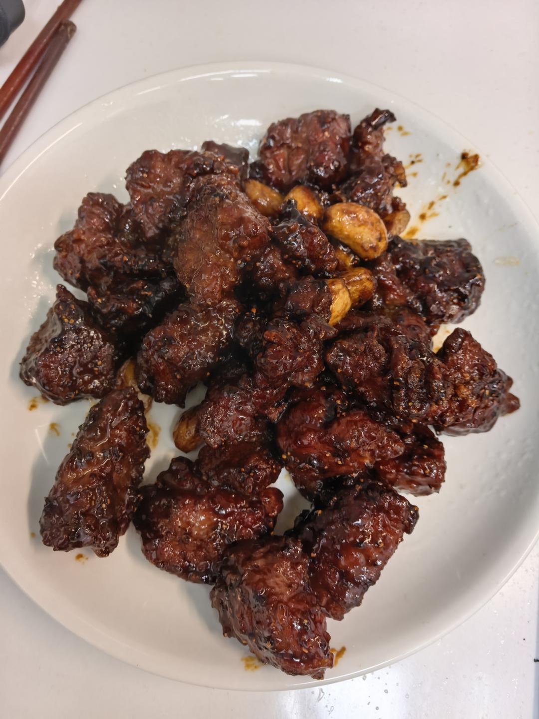 黑蒜子牛肉粒-津门秘方-家庭制作详细版