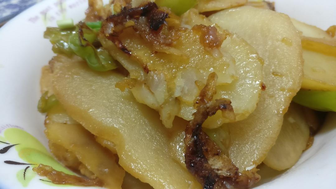 家常炒土豆片