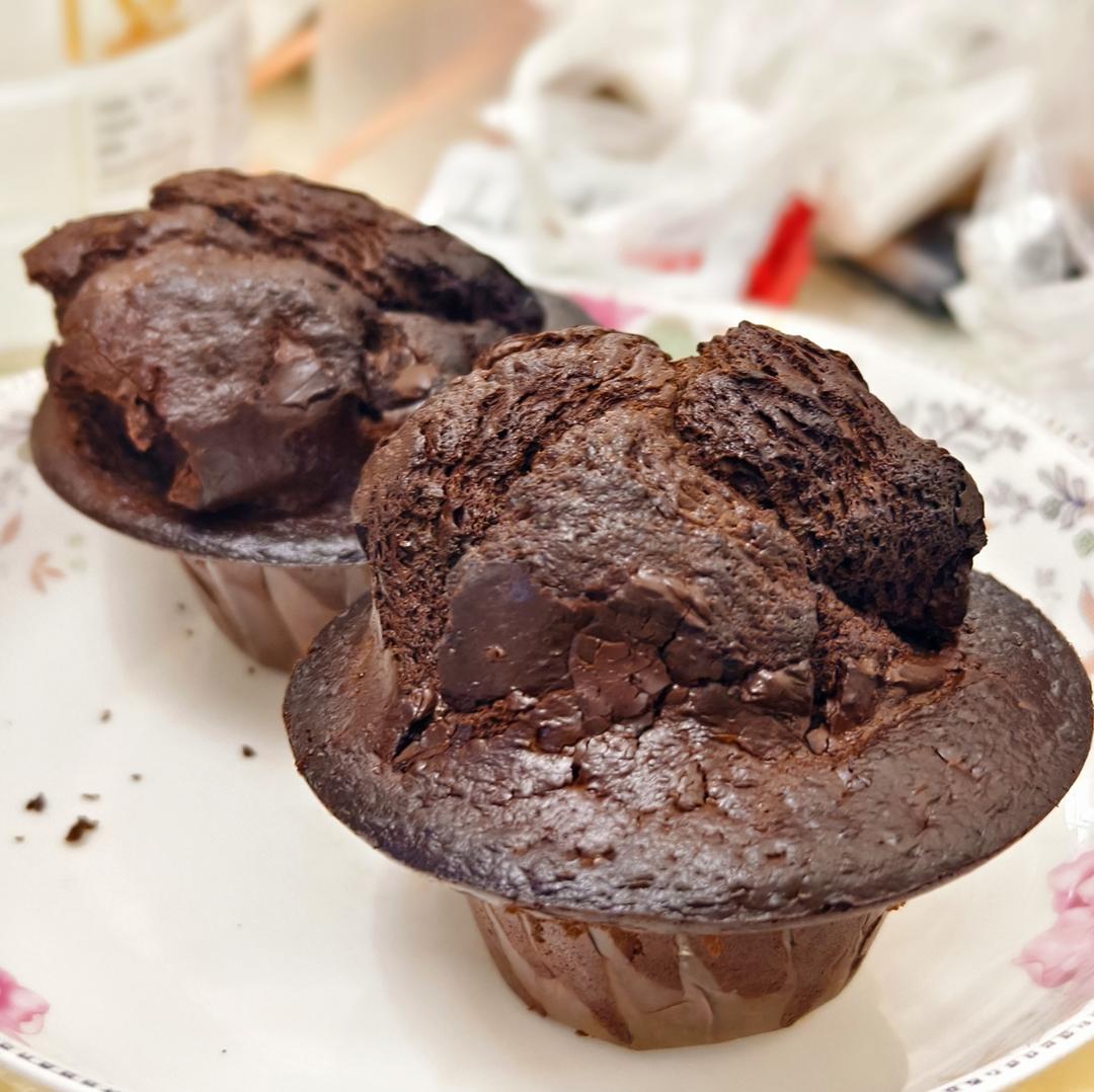 在家做巧克力蘑菇头麦芬蛋糕🍫