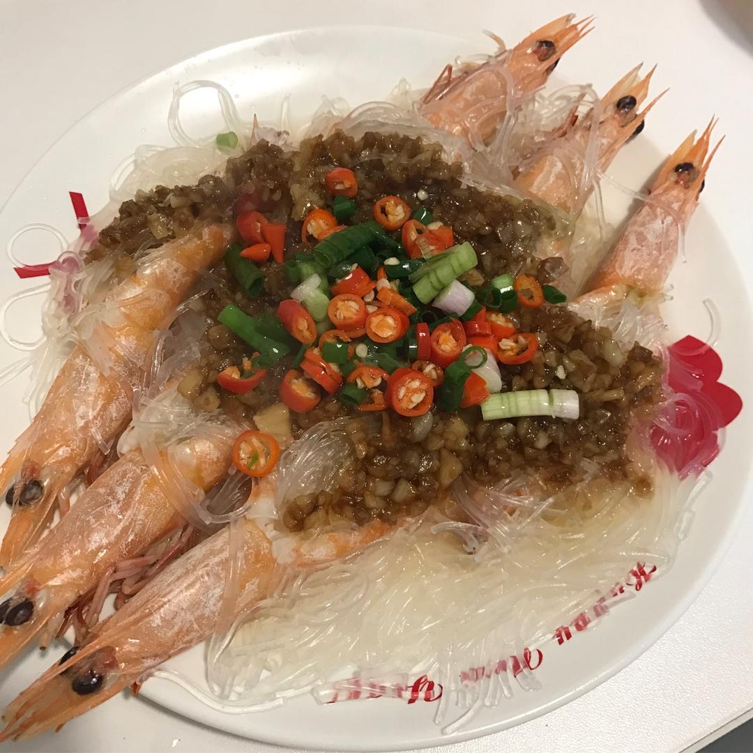 蒜蓉粉丝蒸虾