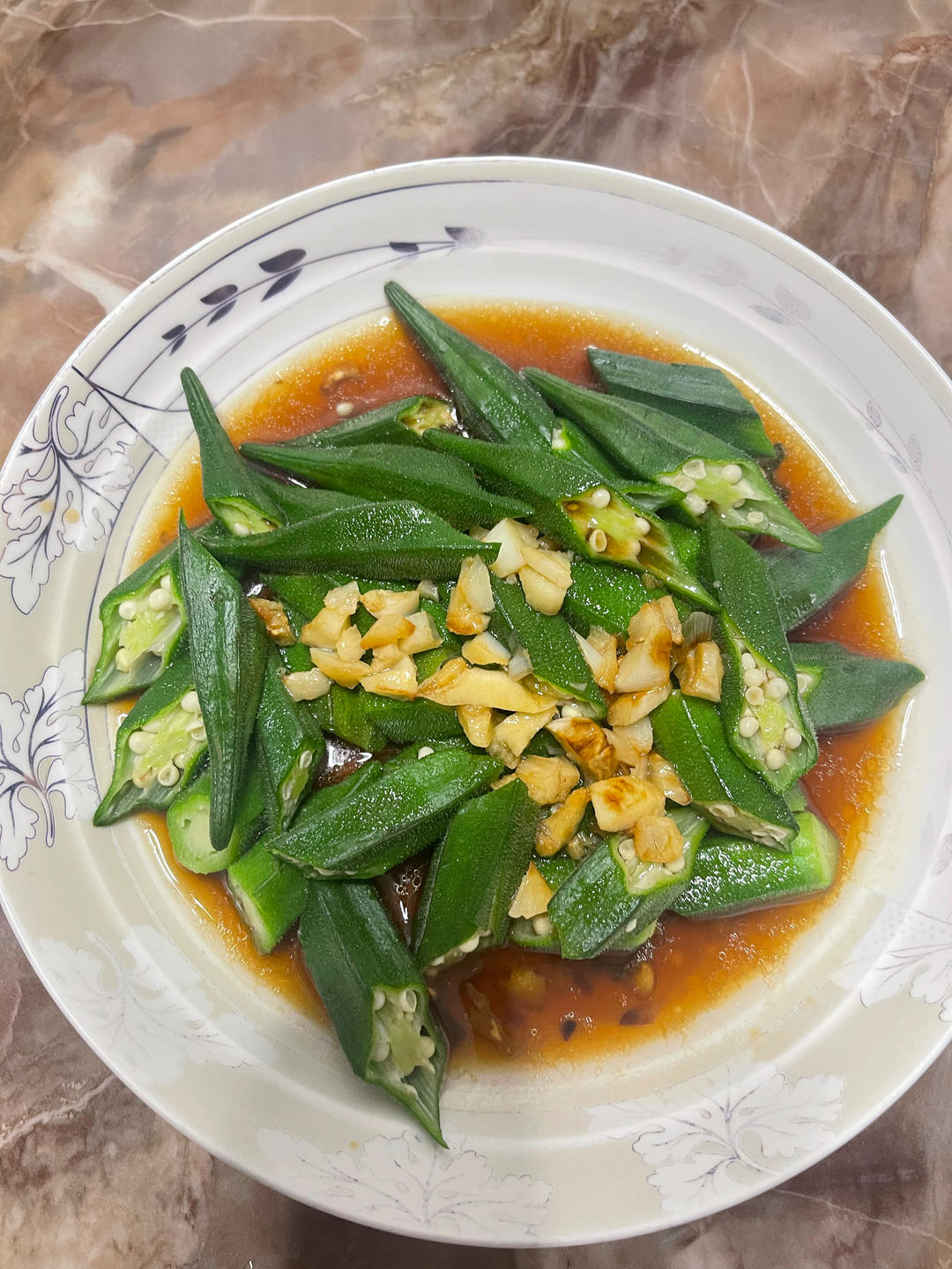 蒜蓉秋葵——万能汁