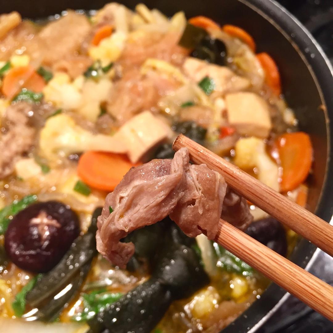 韩式二人锅（泡菜牛肉锅）绝对懒◝(　ﾟ∀ ﾟ )◟