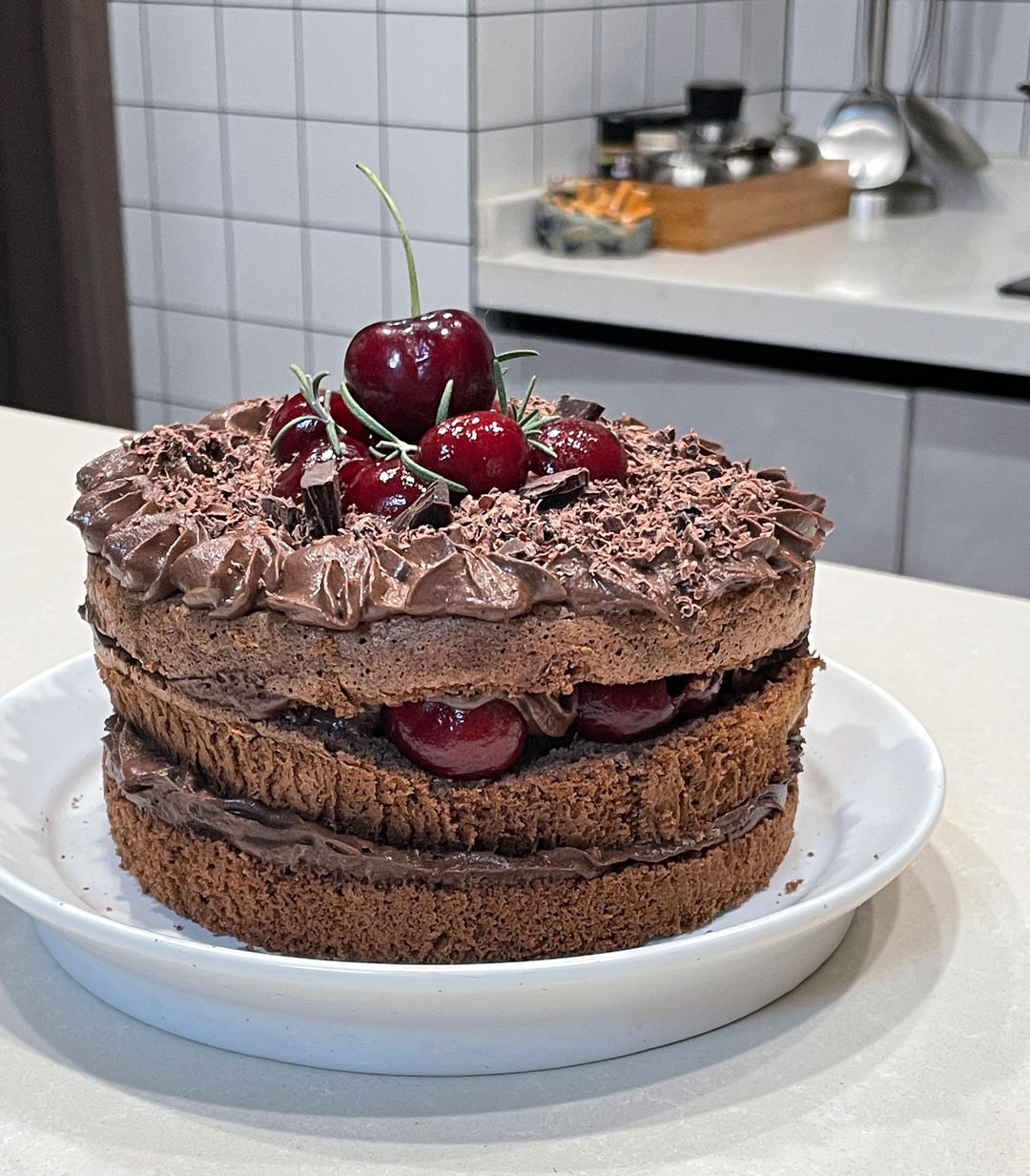 留学时的方子，传统黑森林蛋糕（含酒酿樱桃秘籍🍒