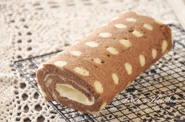 柔润巧克力戚风蛋糕卷