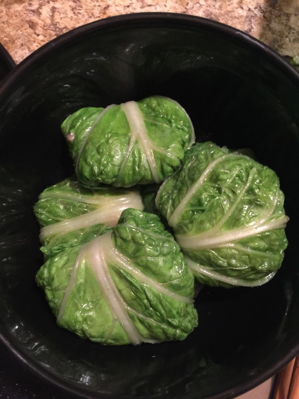 肉酿白菜卷