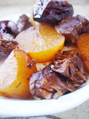 萝卜烧羊肉的做法