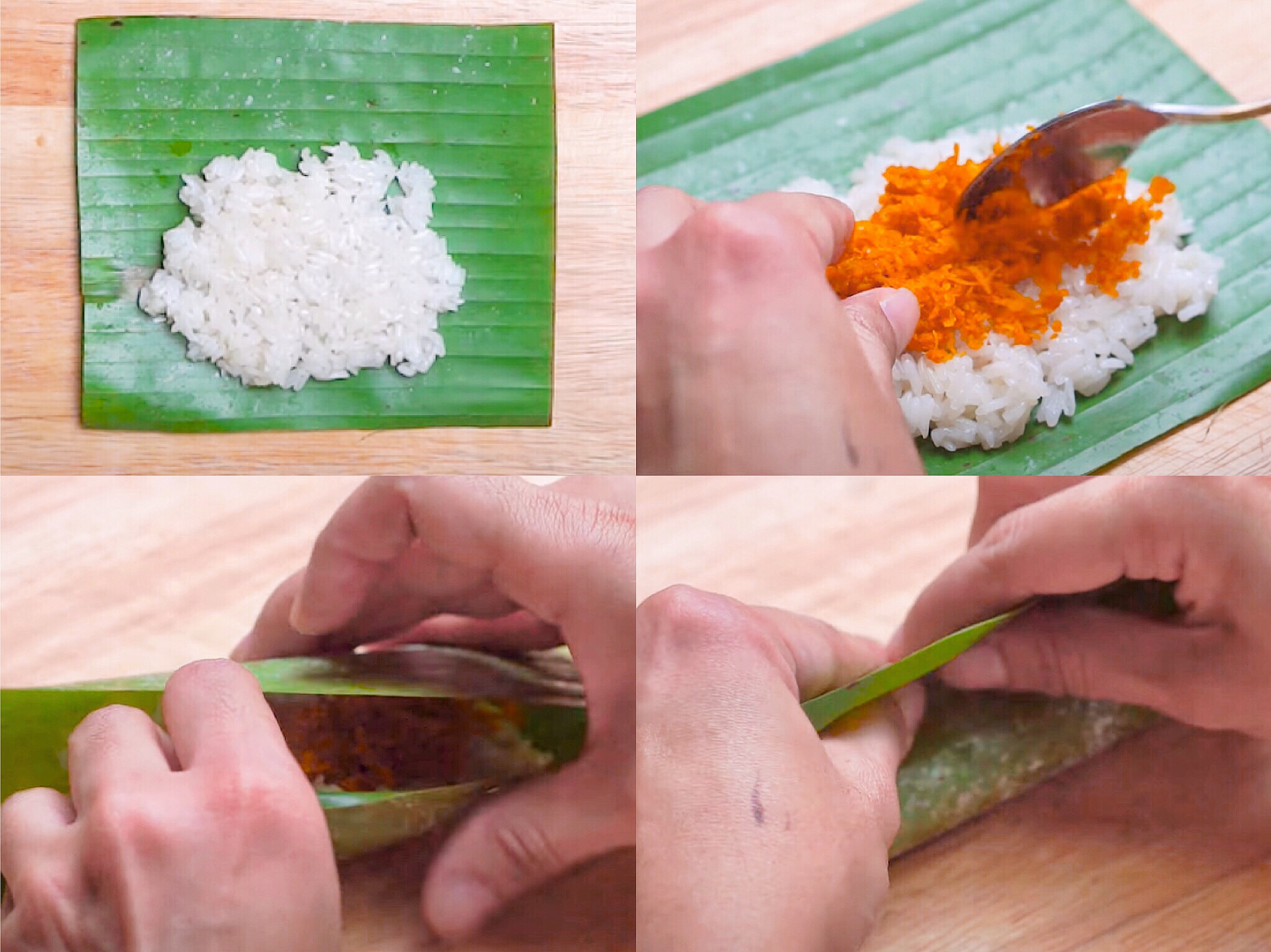 正宗娘惹糕点“龙虾糯米卷”Rempah Udang（搬运）的做法 步骤11